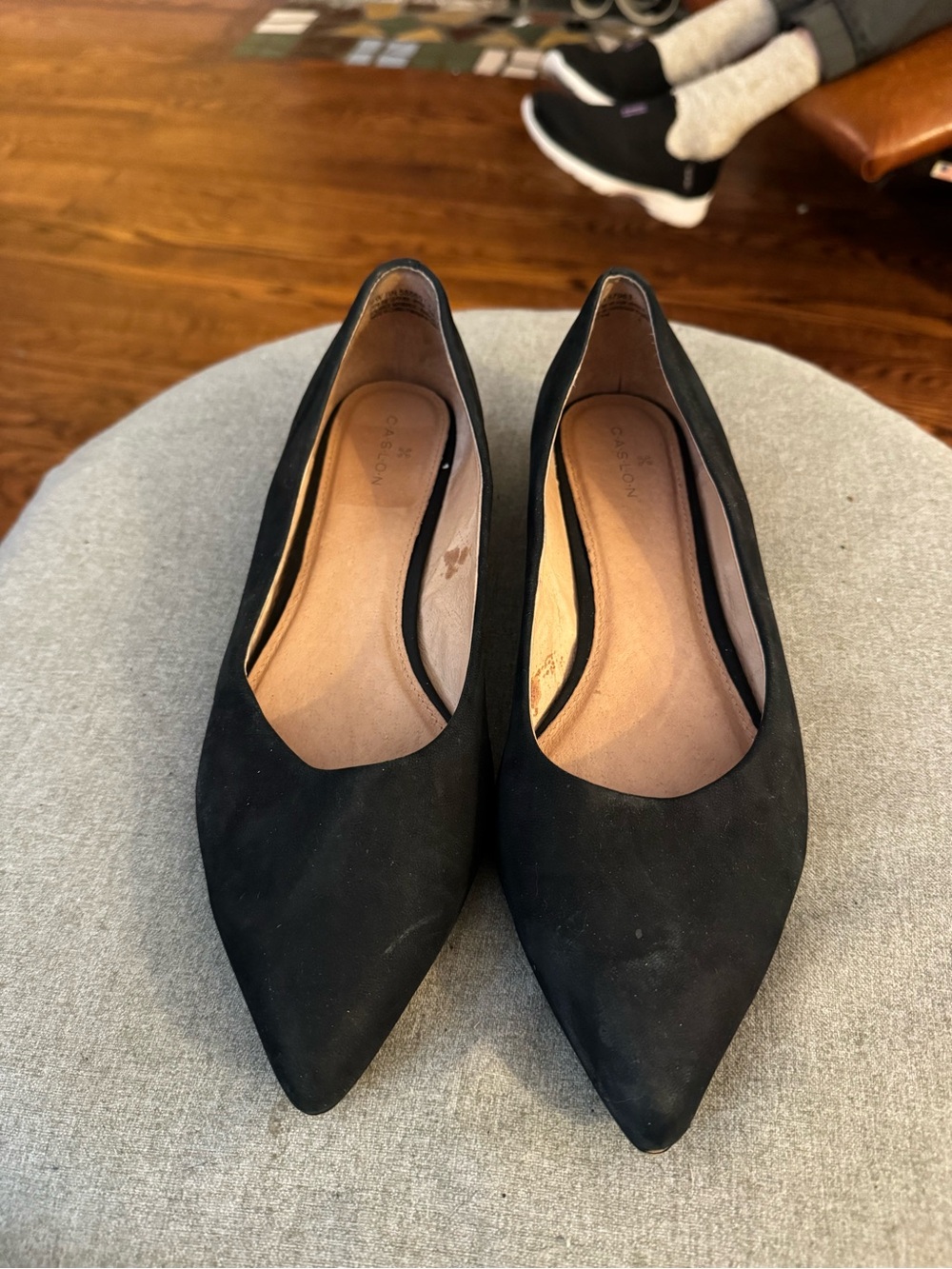 Caslon Black Pointed-Toe Flats